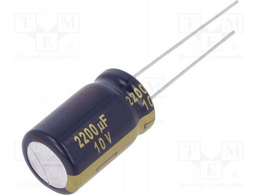 Кондензатор електр.2200MF 10V  105'C