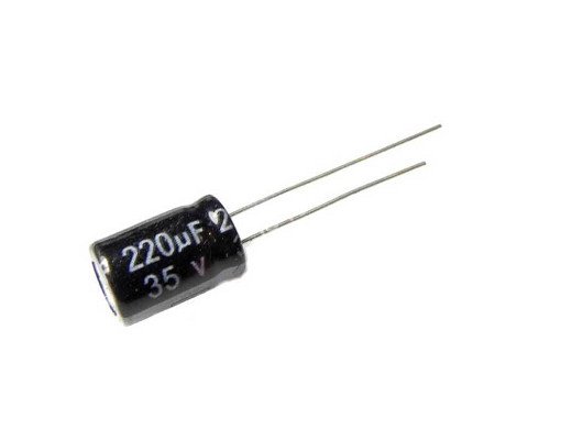 Кондензатор електр.220MF 35V 105'C