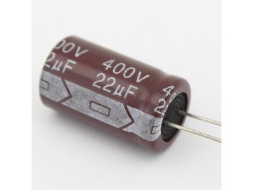 22UF/400V 105'C LOW ESR