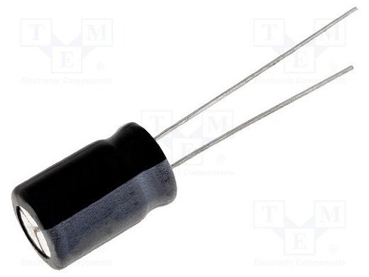 Кондензатор електр.22MF 50V 105'C