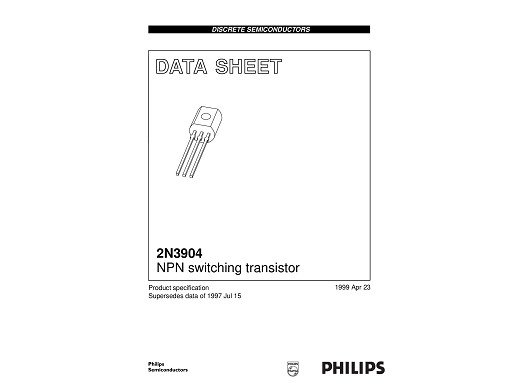 Транзистор 2N3904 TO-92