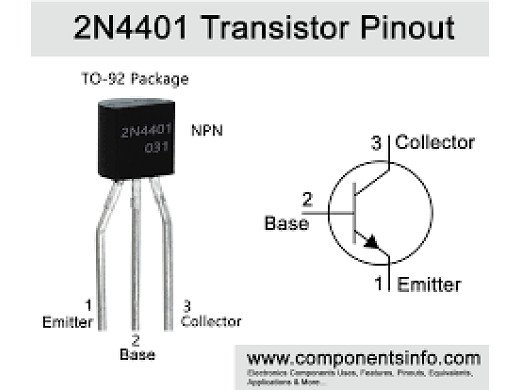 Транзистор 2N4401 TO-92