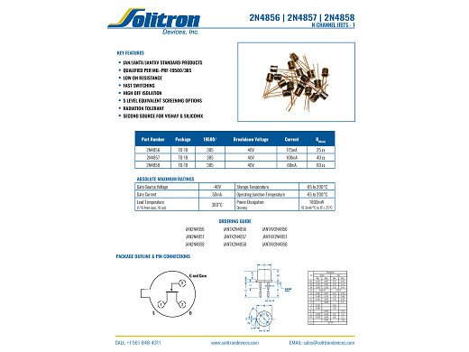 Транзистор 2N4857 TO-18