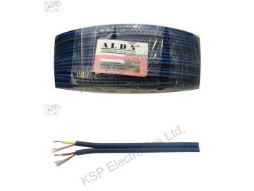 Аудио-видео кабел /2 RCA/ двоен със спирална екранировка, гумиран, черен. 2RCA CABLE 3mm