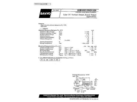 Транзистор 2SB1037