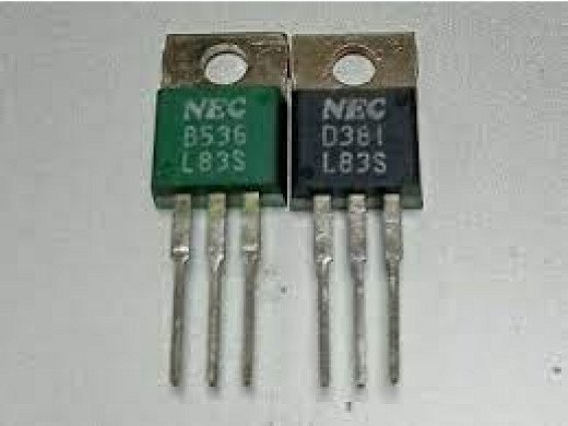 Транзистор 2SB536  & 2SD381 TO-220 Pair