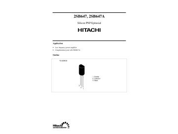 Транзистор 2SB647 TO-92MOD