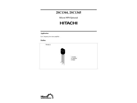 Транзистор 2SC1345 TO-92