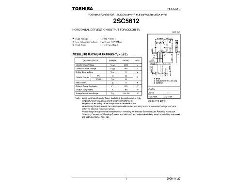 Транзистор 2SC5244 TO-264
