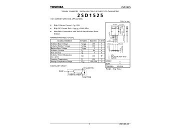 2SD1525 TO-264