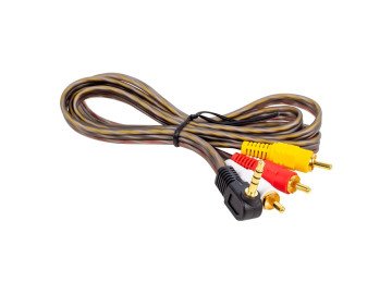 CABLE 3RCA to 3.5str.jack 4P 1.2m