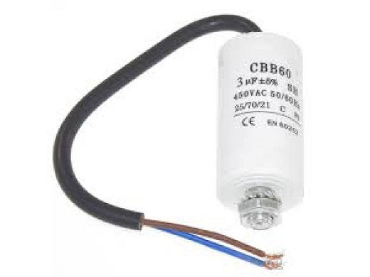 Кондензатор  3MF 450VAC CBB60  +GRD+CABLE