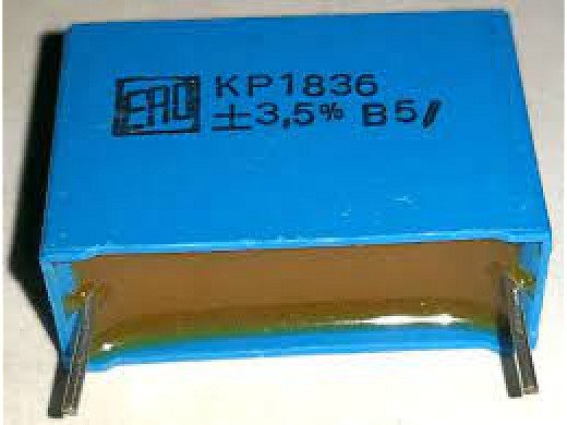 Полипропилен филм кондензатор 91NF 630VDC  KP1836