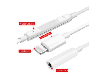 ADAPTER  IPHONE to 3.5mm JH-024 ..3In1