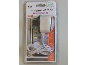 ADAPTER IPHONE 4S/3GS-TRAVEL