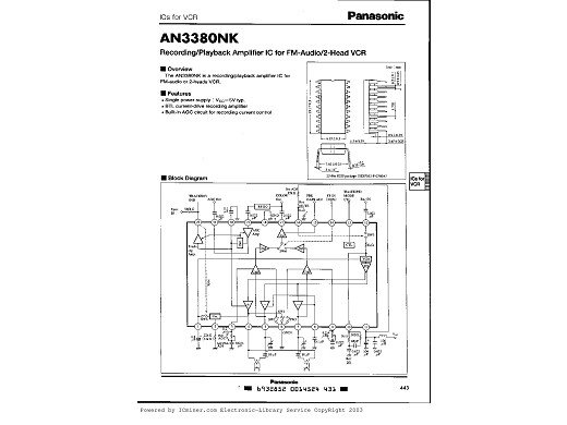 Интегр.схема  AN3380NK