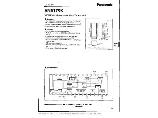 Интегр.схема  AN5179K
