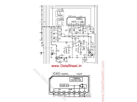 Интегр.схема  AN5522