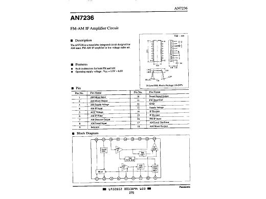 Интегр.схема  AN7236S