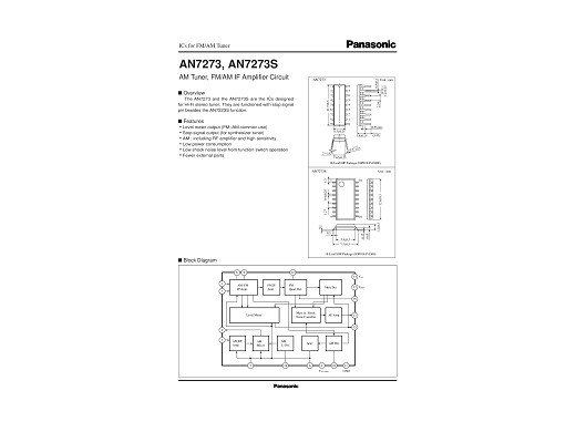 Интегр.схема  AN7273