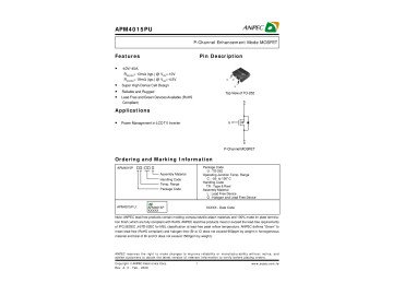 APM4015P TO-252