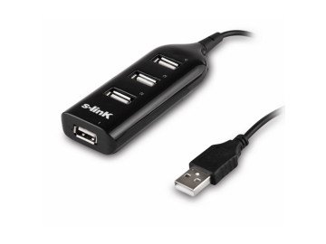 Adapter USB 2.0 4 ports HUB 6686 SL-490