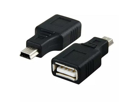 Преход USB 2.0 AF TO MINI USB  MALE OTG ADAPTER R CABLE
