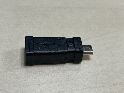 Адаптер  USB micro type B male to USB mini 5p female