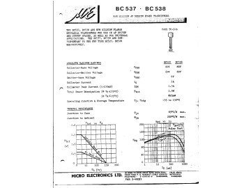 Транзистор BC538