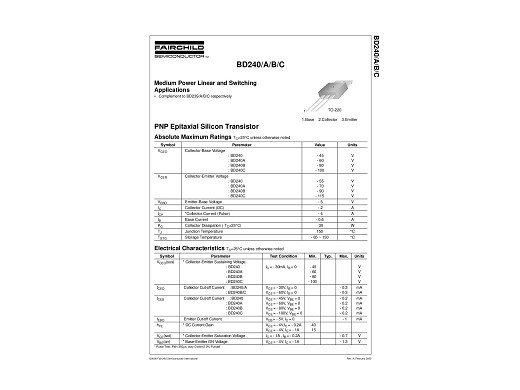 Транзистор BD240C