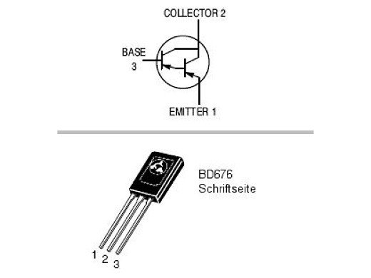 Транзистор BD676 TO-126