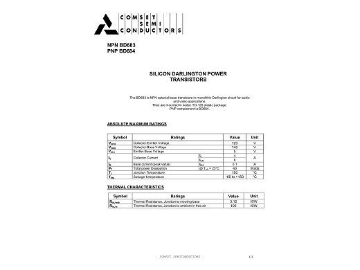 Транзистор BD683