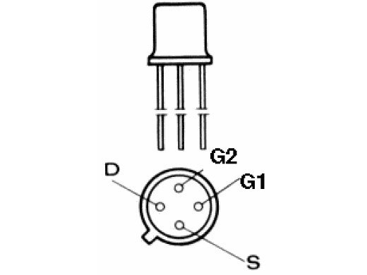 Транзистор BF160 TO-72