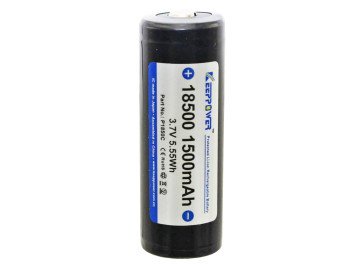BP 3.7V 1500mAh LI-Ion 18500