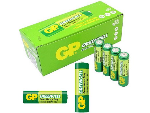 Батерия AA GP 15G-2S4 GREENCEL