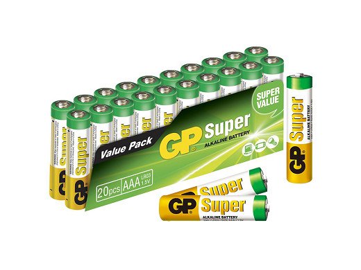 Батерия GP 24A-2VS20 Супер алкална AAA/LR03