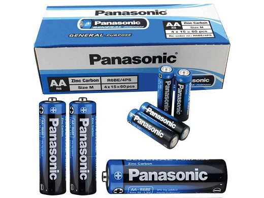 Батерия Panasonic R06BE  AA 1.2V цинк-карбон AA