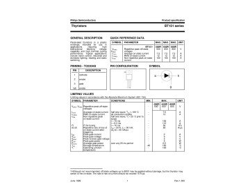 Тиристор BT151/800R TO-220