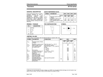 Тиристор BT152/800R TO-220