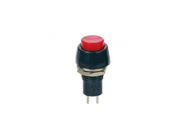 BUTTON M10 Red 2P Hold