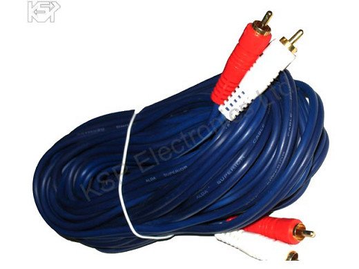 Кабел аудио видео чинчове 2RCA, 10 метра