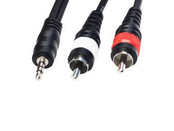 Кабел CABLE 2RCA-3.5 STEREO JACK 1.5m SLX-857