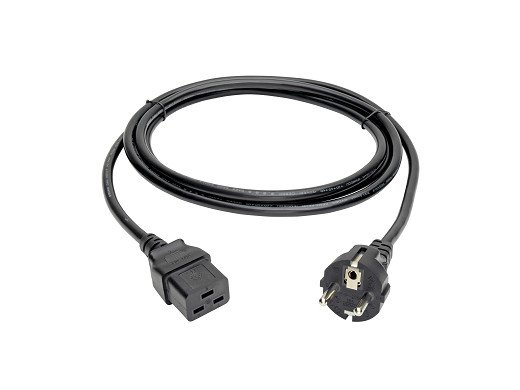 Кабел IEC 320 C19 to Schuko EU 5 метра