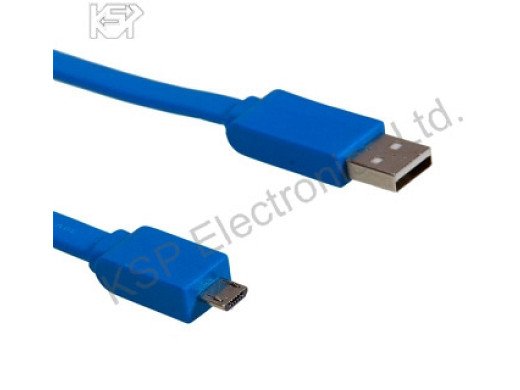 Кабел CABLE USB - MICRO USB BLUE
