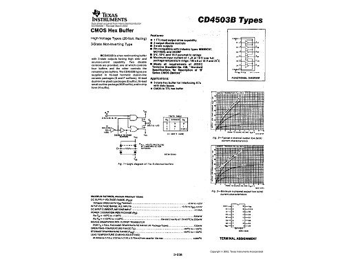 Интегр.схема CD4503BCN