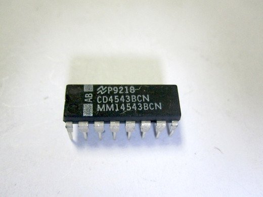 Интегр.схема  CD4543 DIP-16