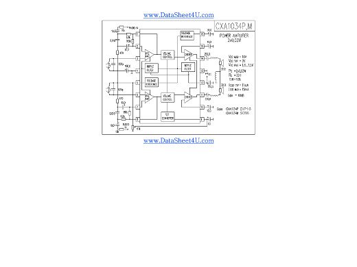 Интегр.схема  CXA1034