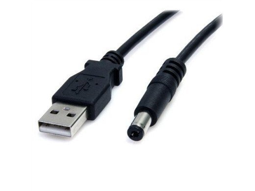 Кабел  USB AM TO 5.5X2.5mm 0.8m