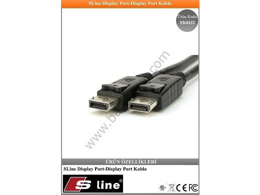 Кабел Displayport to Displayport 1.2m