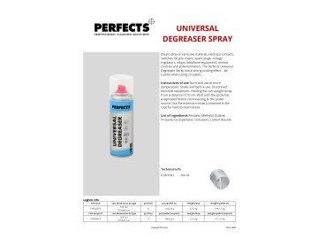 Спрей Обезмаслителен 200ml